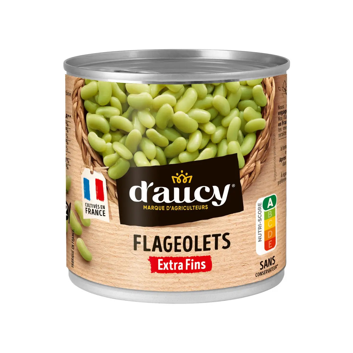 D’aucy – Fijne Groene Flageoletbonen – Nutriscore A