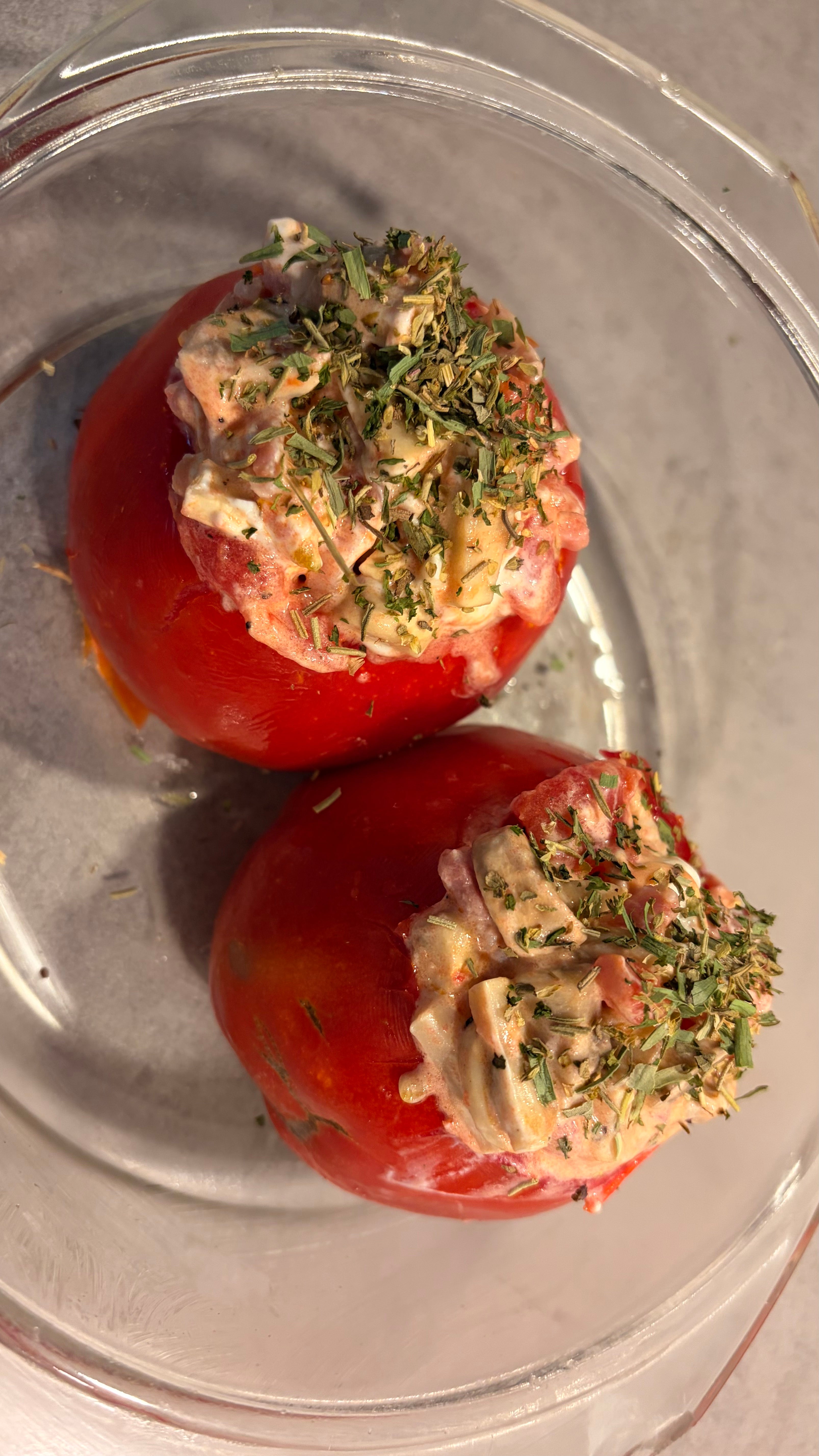 Saveur & Savoir - Receptenkaart Tomates farcies aux lardons - Gevulde tomaten met spekjes