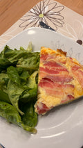 Saveur & Savoir - Receptenkaart Quiche Tatin - Quiche met kaas en spek