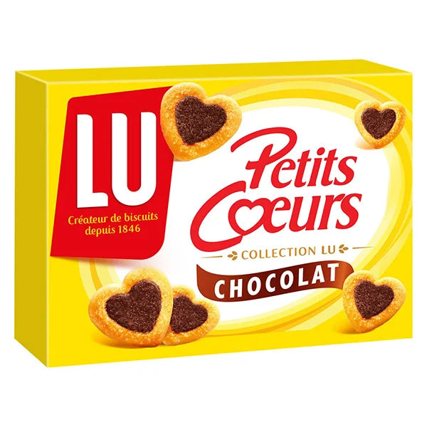 LU – Petits Cœurs – Koekjes met Chocolade Hartjes