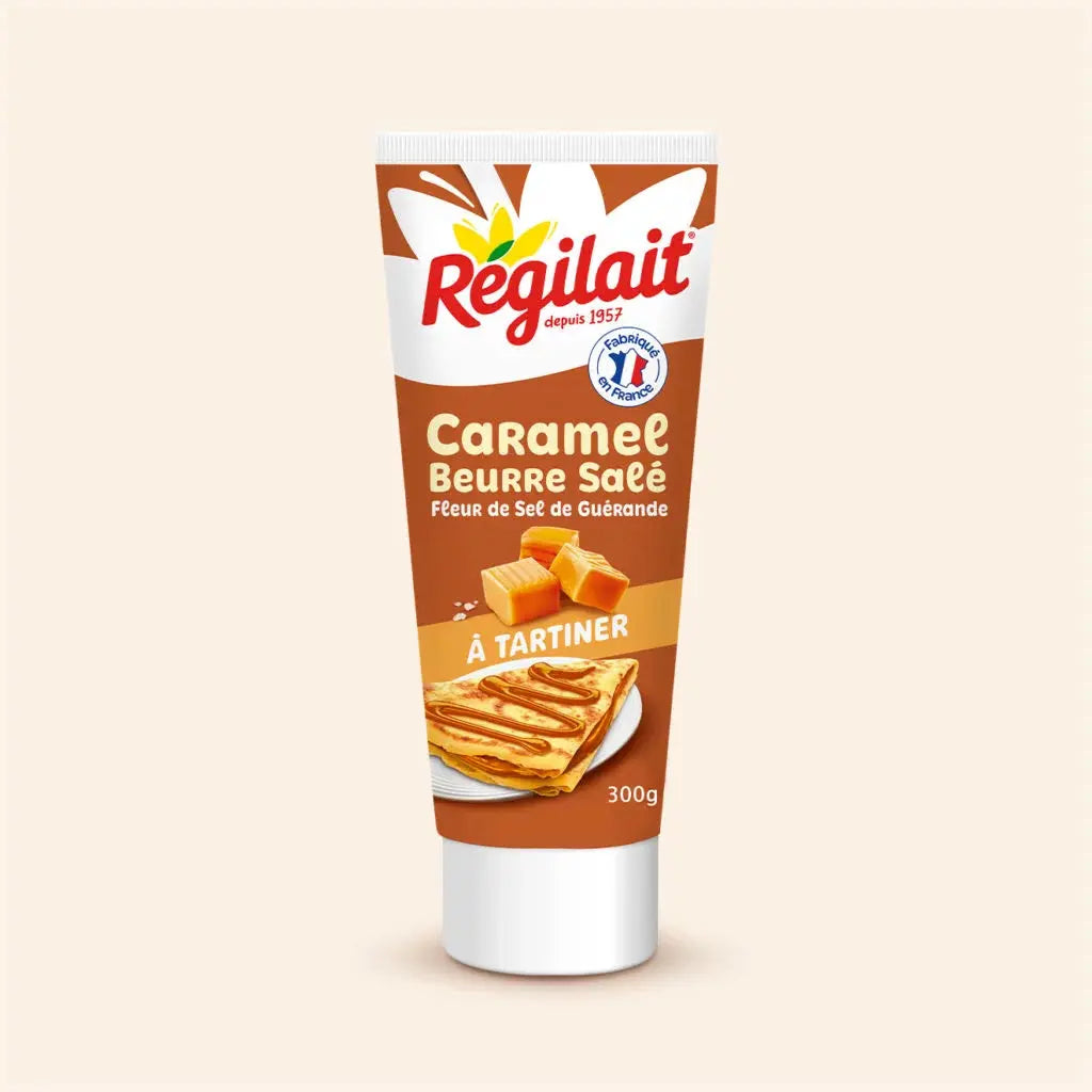 Régilait - Caramel beurre salé - Gezouten Boterkaramel - Tube 300g Saveur & Savoir