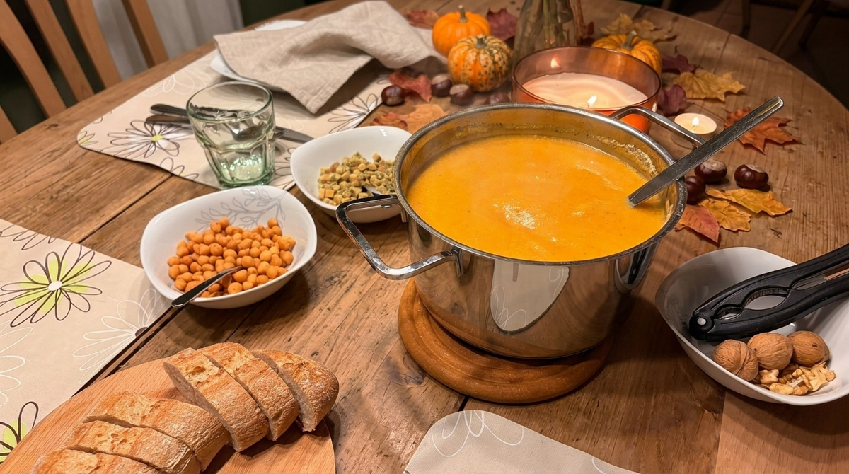 Saveur & Savoir - Receptenkaart Pompoensoep - Velouté de potiron