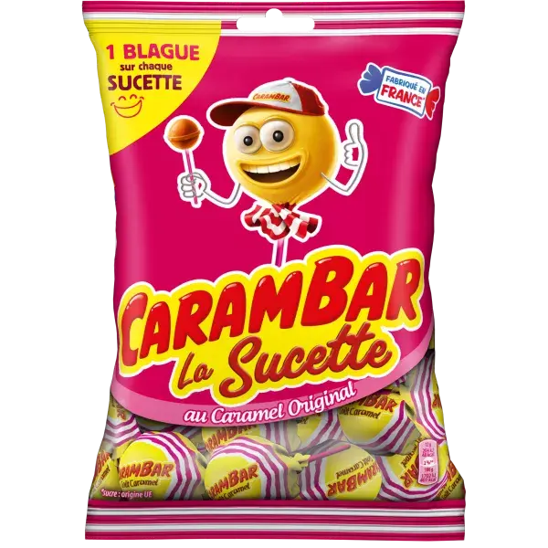 Carambar - Sucettes Caramel - Karamellolly's - 156g Saveur & Savoir