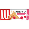 LU Paille d'Or aux framboises - Wafeltjes met frambozenvulling in handige individuele zakjes - 170g - 4 zakjes, zonder kleurstoffen, zonder conserveermiddel